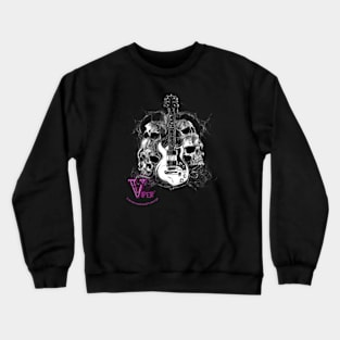 Rock And Roll Skulls Crewneck Sweatshirt